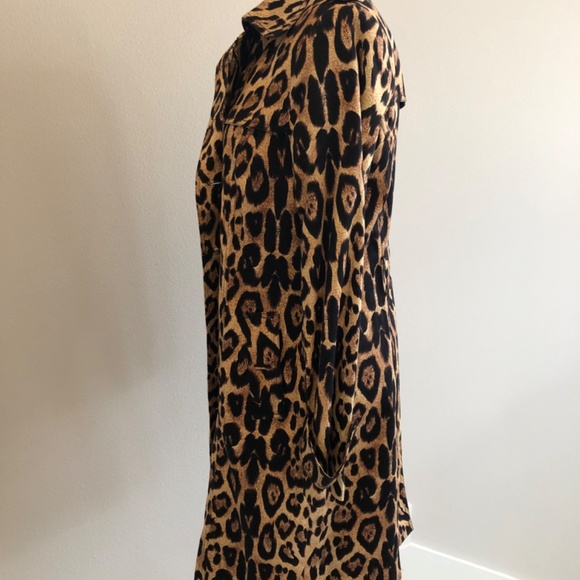 PINK TARTAN LEOPARD TRENCH - Picture 3 of 15